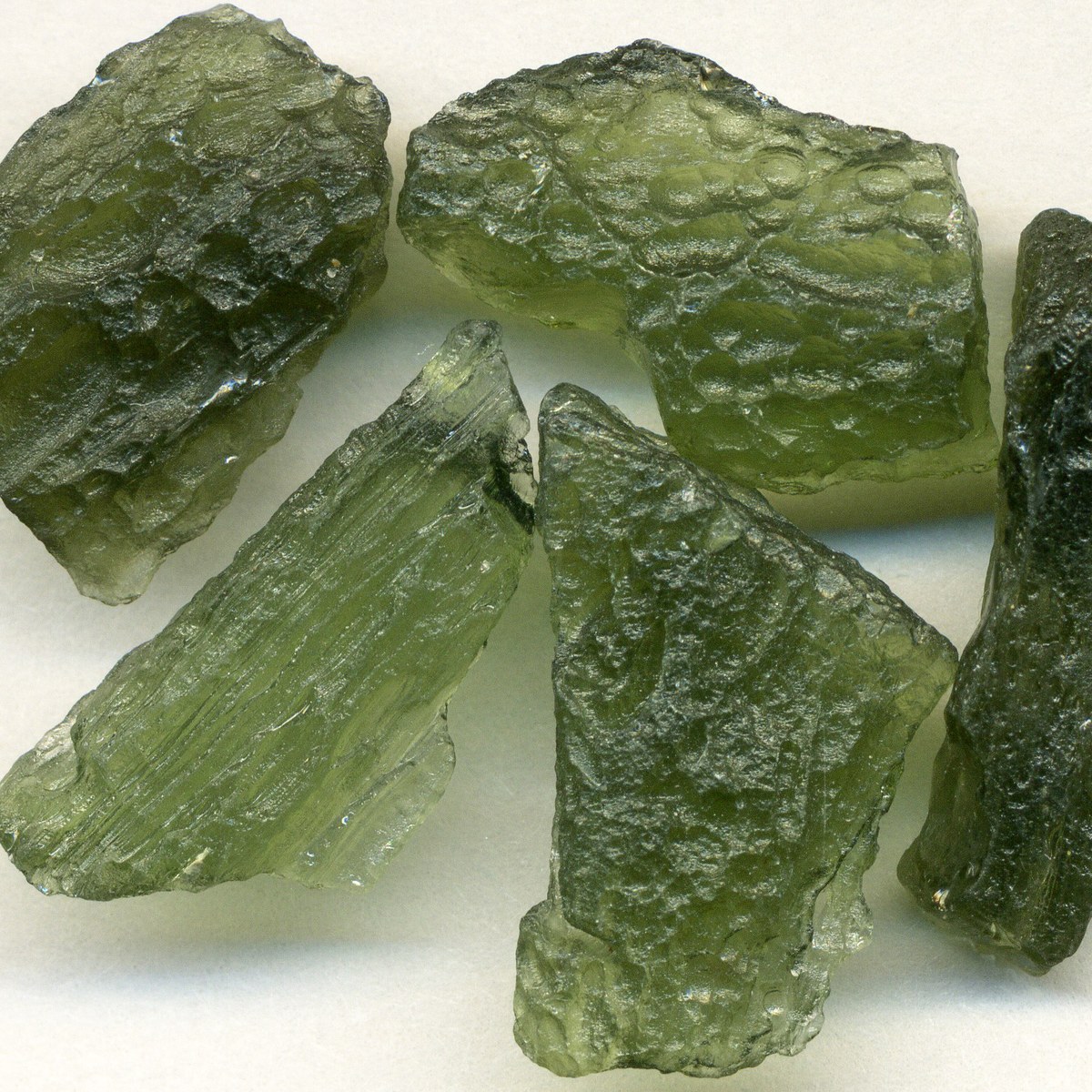 Moldavite Wire-Wrap Pendant